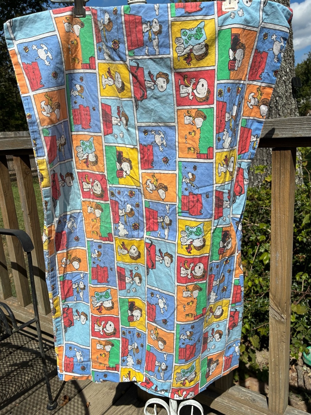 Vintage Snoopy Sheets Set of Two Pillow Cases standard Vintage Snoopy bedding